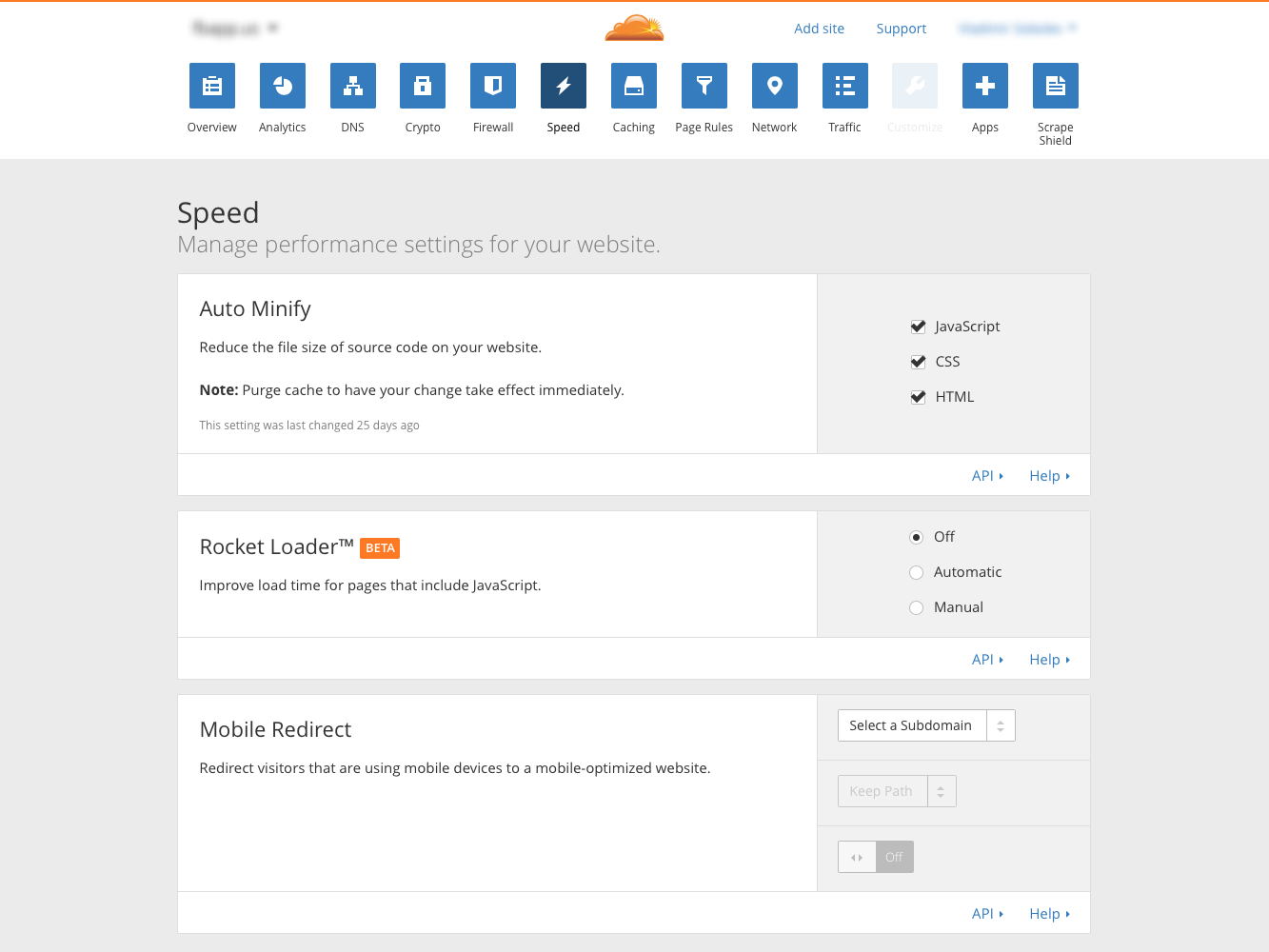 Cloudflare - hide all premium features