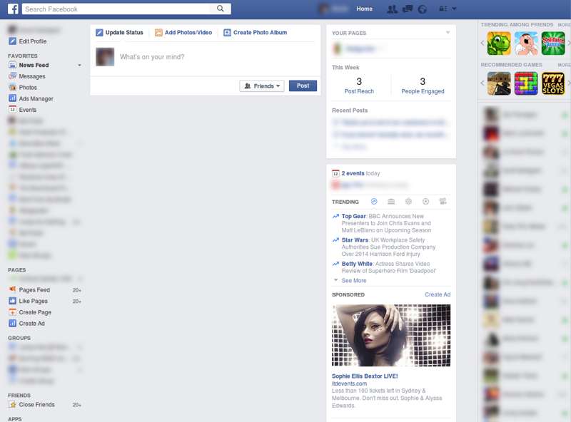 Block Facebook News Feed