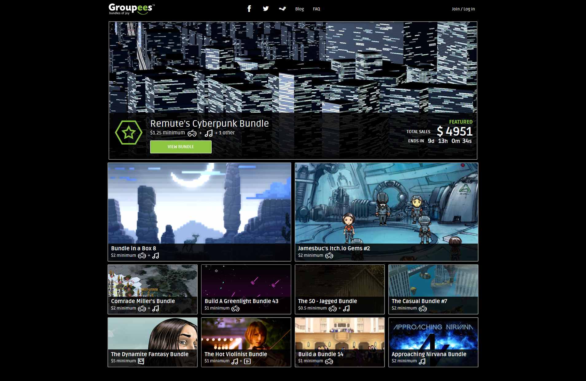 Groupees clear pages