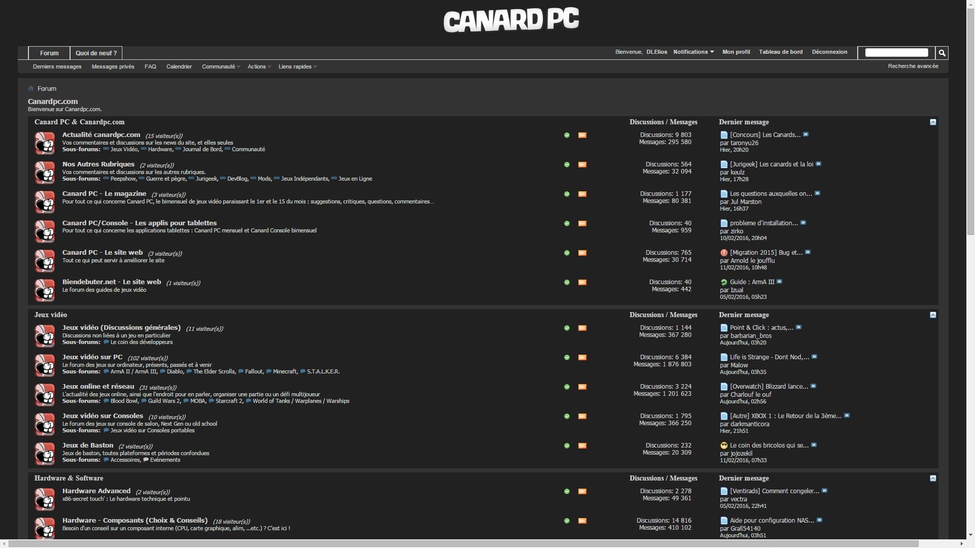 Forum Canard PC Black