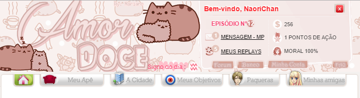 Pusheen Cat - Amor Doce Theme