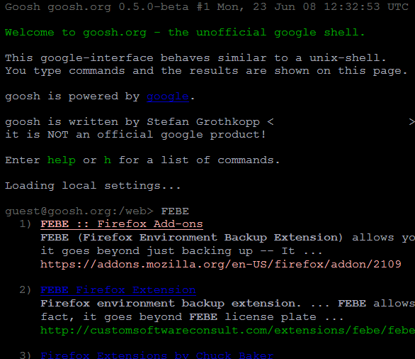 dark goosh accessible