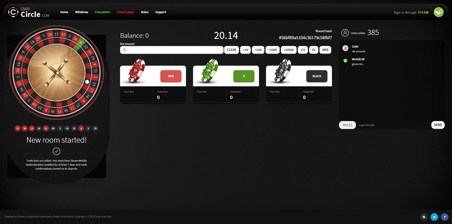 CSGOCircle.com - Smooth Dark Style by gacel