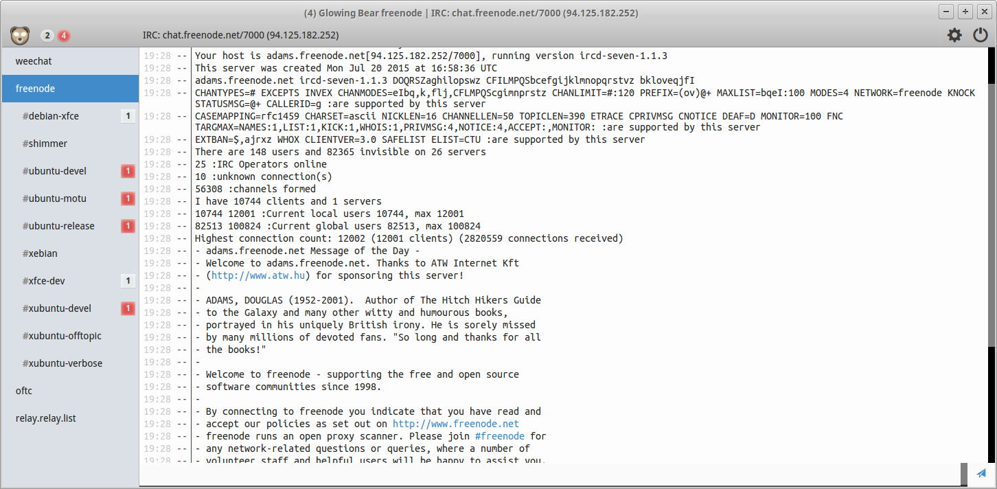 Greybird Theme for Glowing Bear