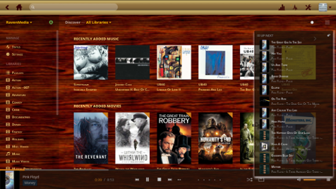 Wood & Gold - Plex Web App 2.0 & PlexPy