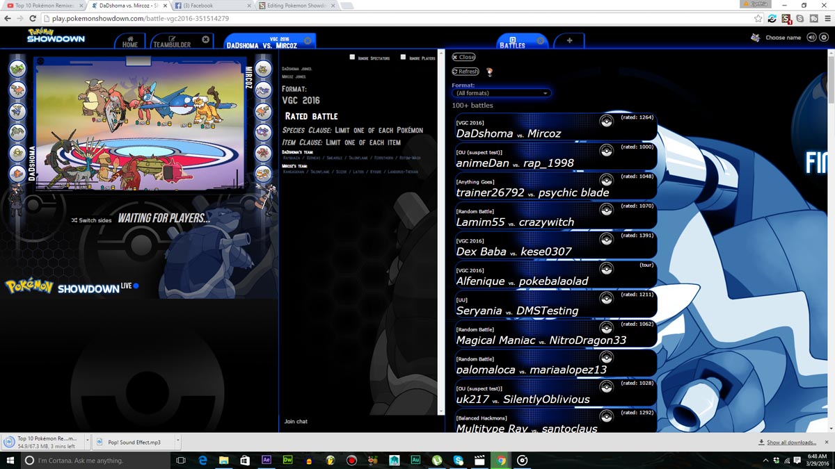 Pokemon Showdown Skin - Blue Edition (Castgurl)