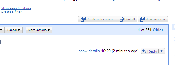 GMail - Remove ads and relocate action links (alt)
