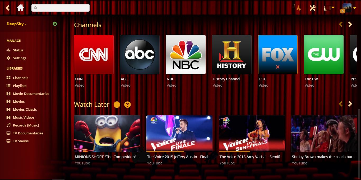 Plex Web App Theater Theme