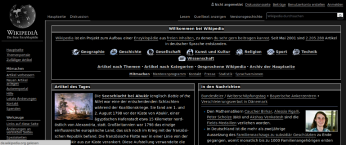 Wikipedia Schwarz