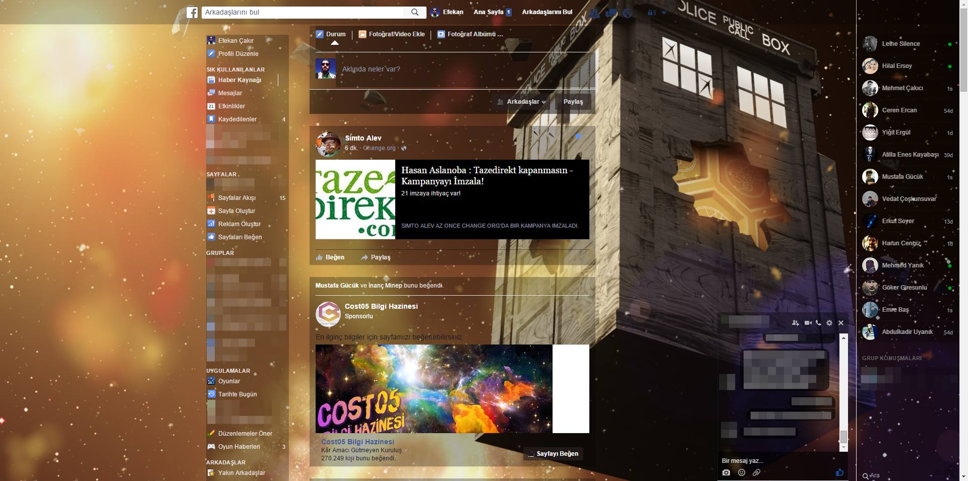 Doctor Who Theme for Facebook - 2