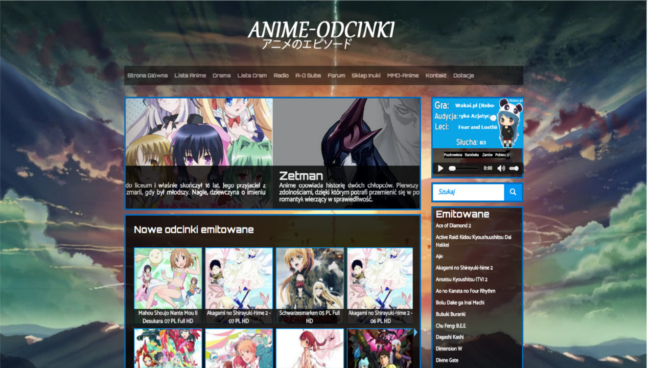 Anime-odcinki.pl black ver-0.1 (alpha)