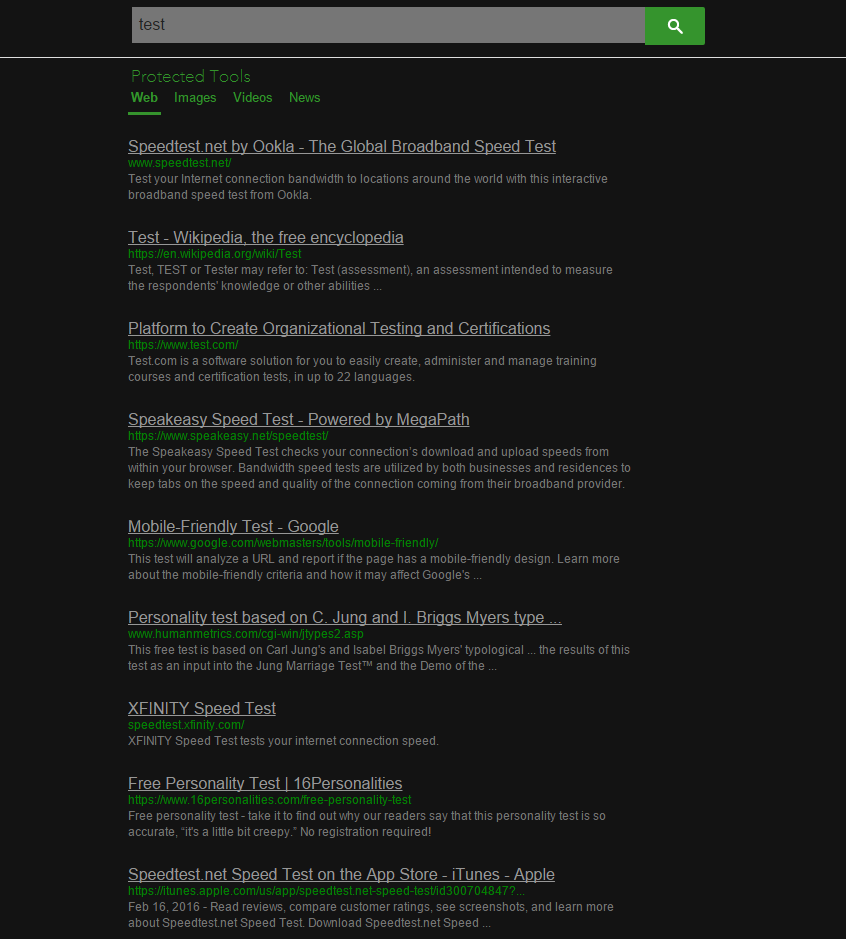 Disconnect Search Dark