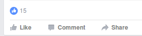 Facebook no reaction