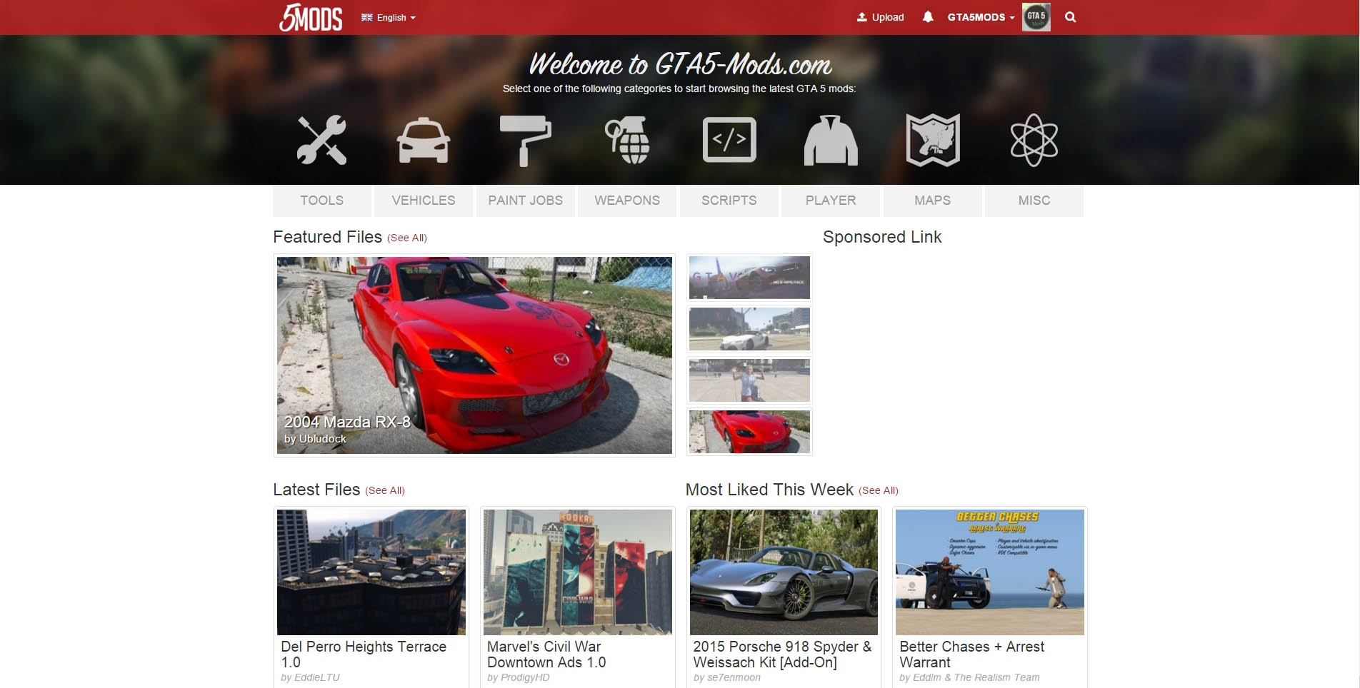 GTA5-Mods.com - Red theme