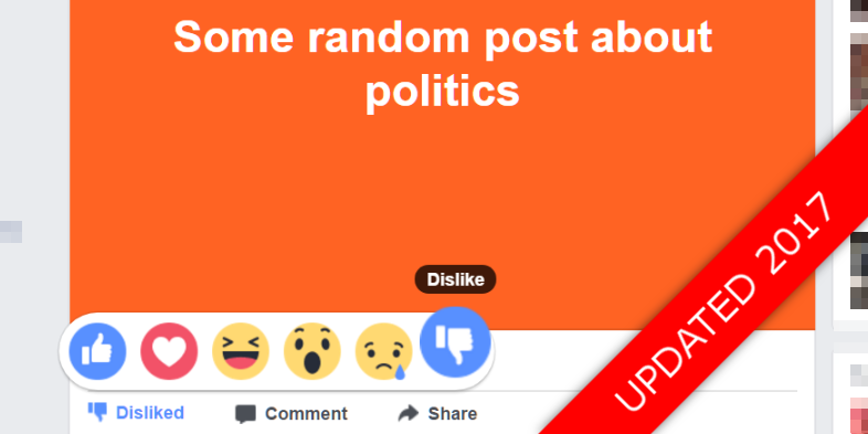 Facebook Dislike Button