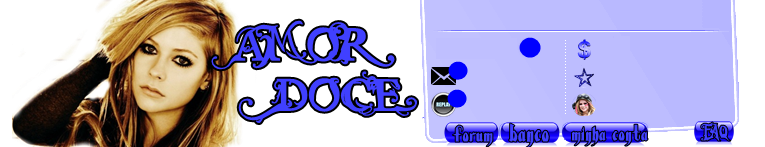 Tema Amor Doce: Avril Lagvine (Blue)