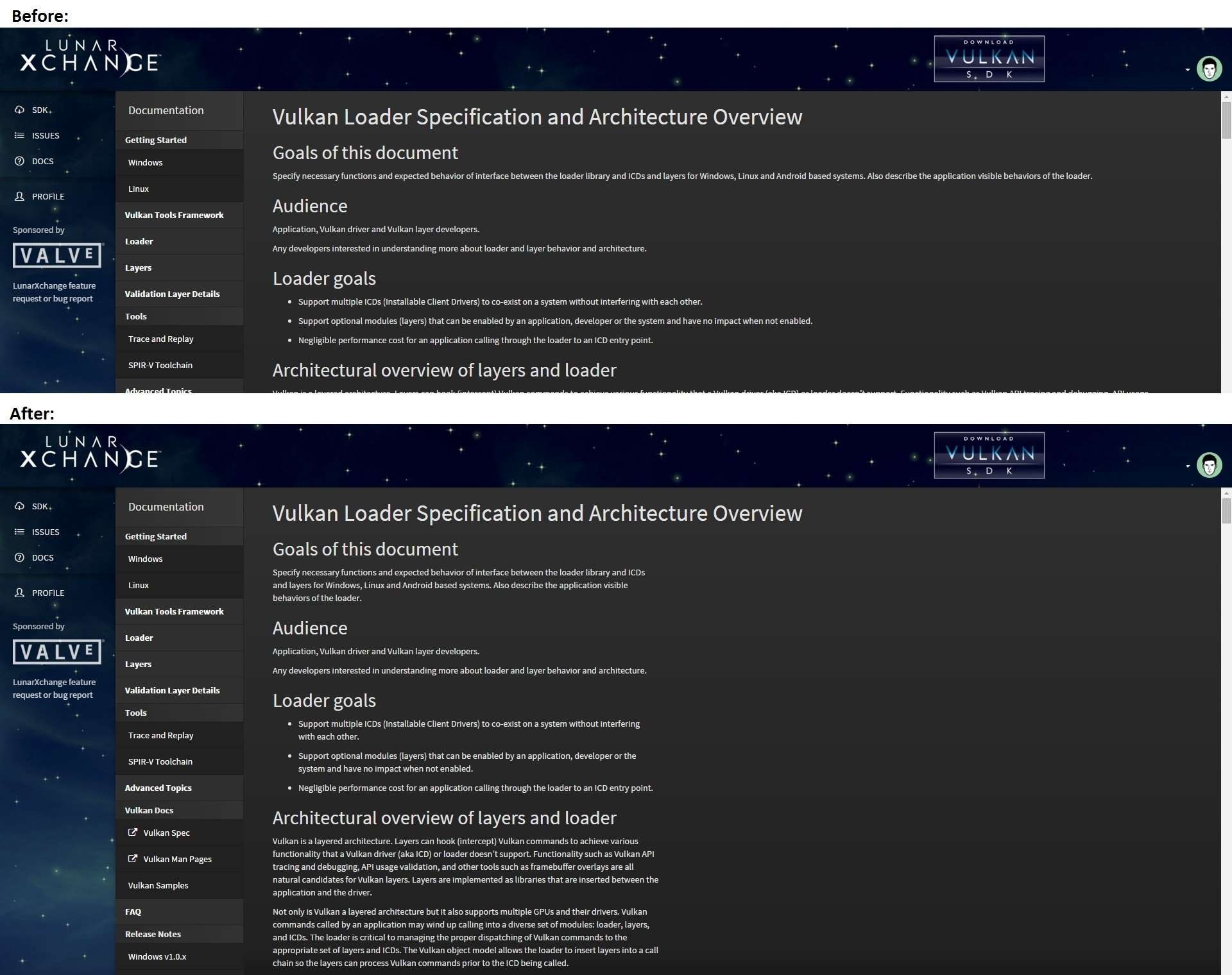 Readable Column - Vulkan SDK Documentation