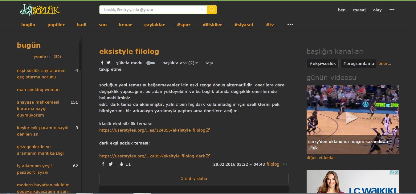 Eksityle Filolog Dark
