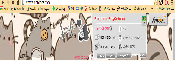 Kawaii Cat Tema Amor Doce