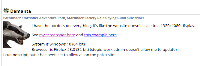 Paizo Forum Improvements