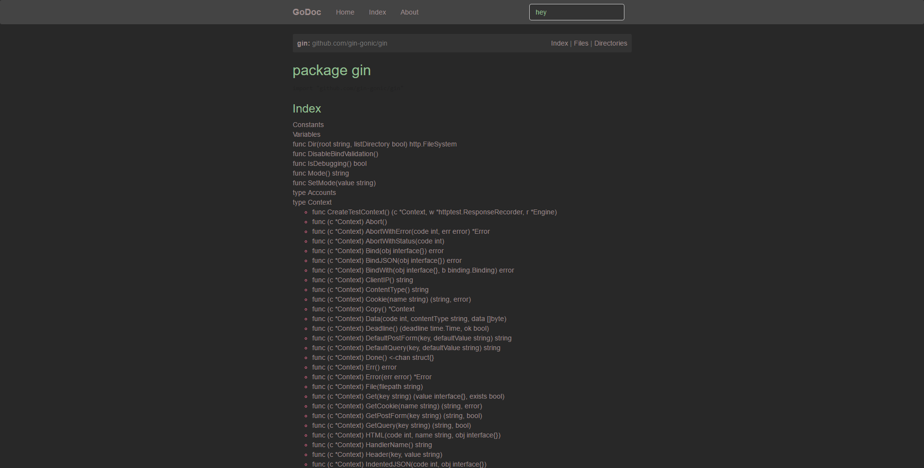godoc.org - noHeadaches