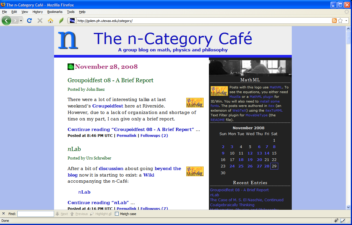 n-Category cafe theme v2.0