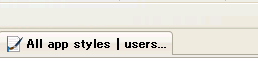 Tabbar ( Win XP Mode-Color) Firefox3