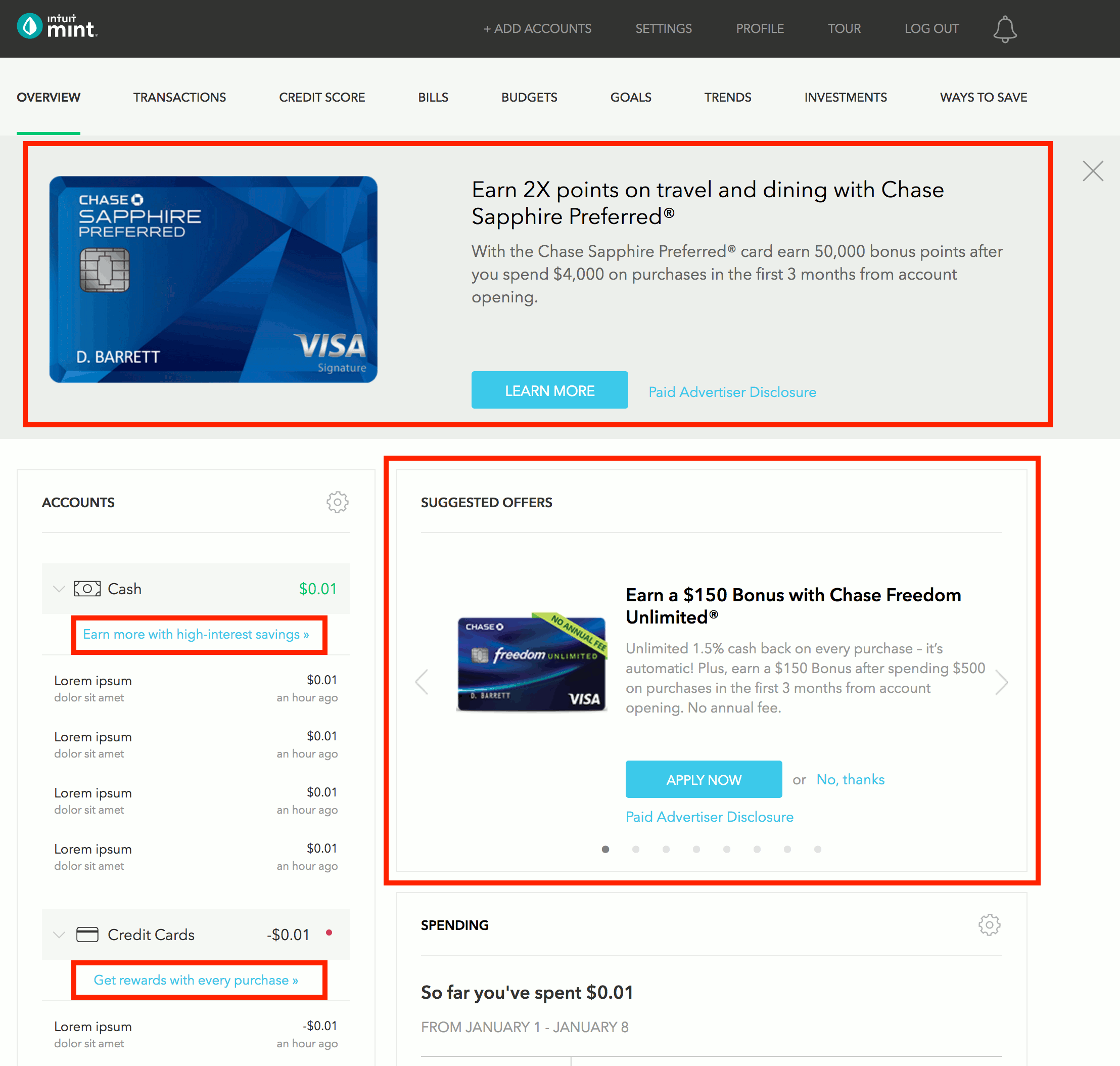 mint.com Ad Remover