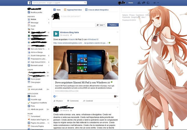 Facebook Background Wallpaper Spice and Wolf