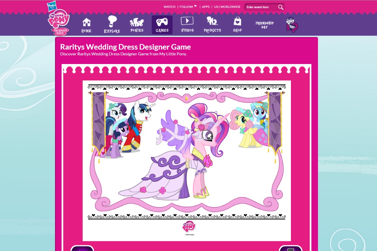MLP Hasbro Bigger Game Player