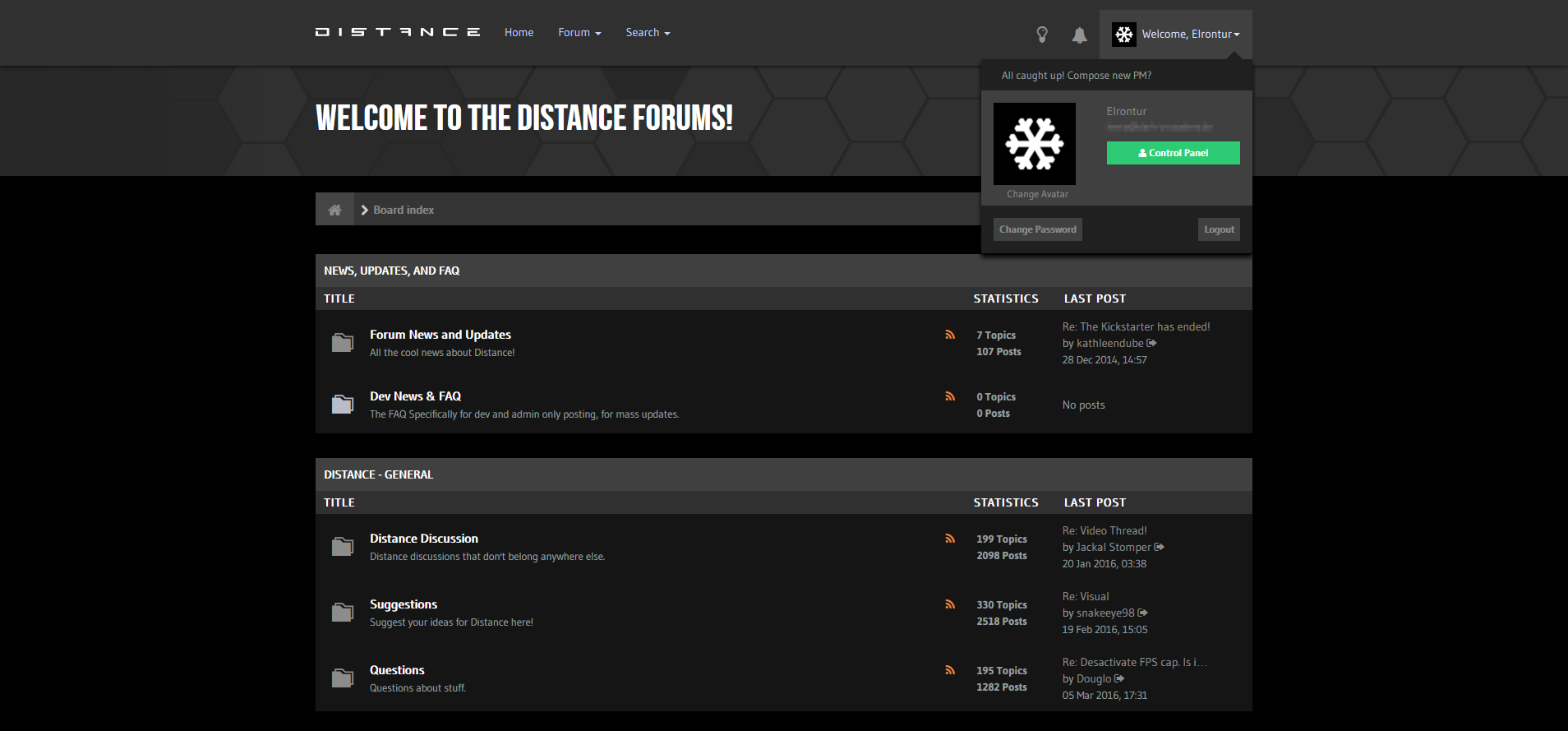 Distance Forums - Dark Edgy
