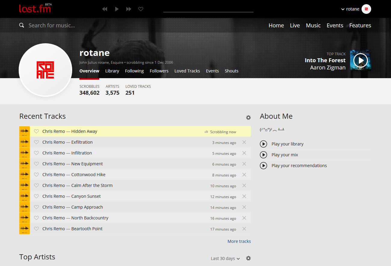 last.fm 2016 made darker (rotane)