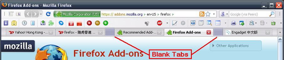 Tab - Blank Tab as Separator (Req. Tab Mix Plus)