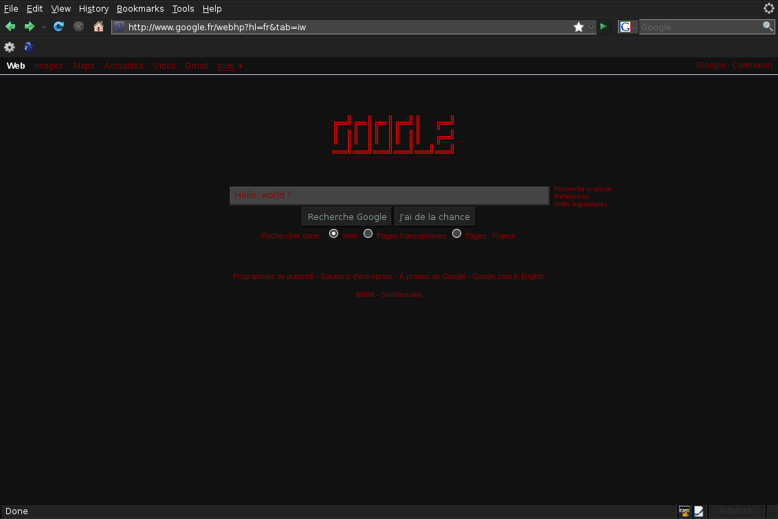 Google darkred .