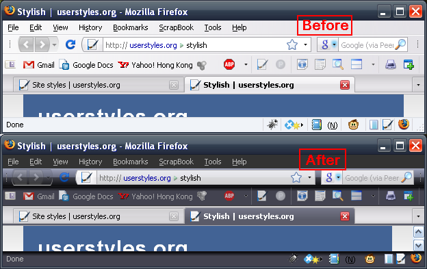 Firefox 3 - Darkgraphite Theme