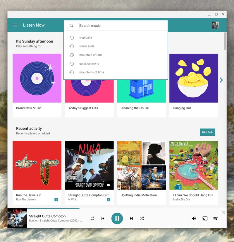 Faster Google Play Music