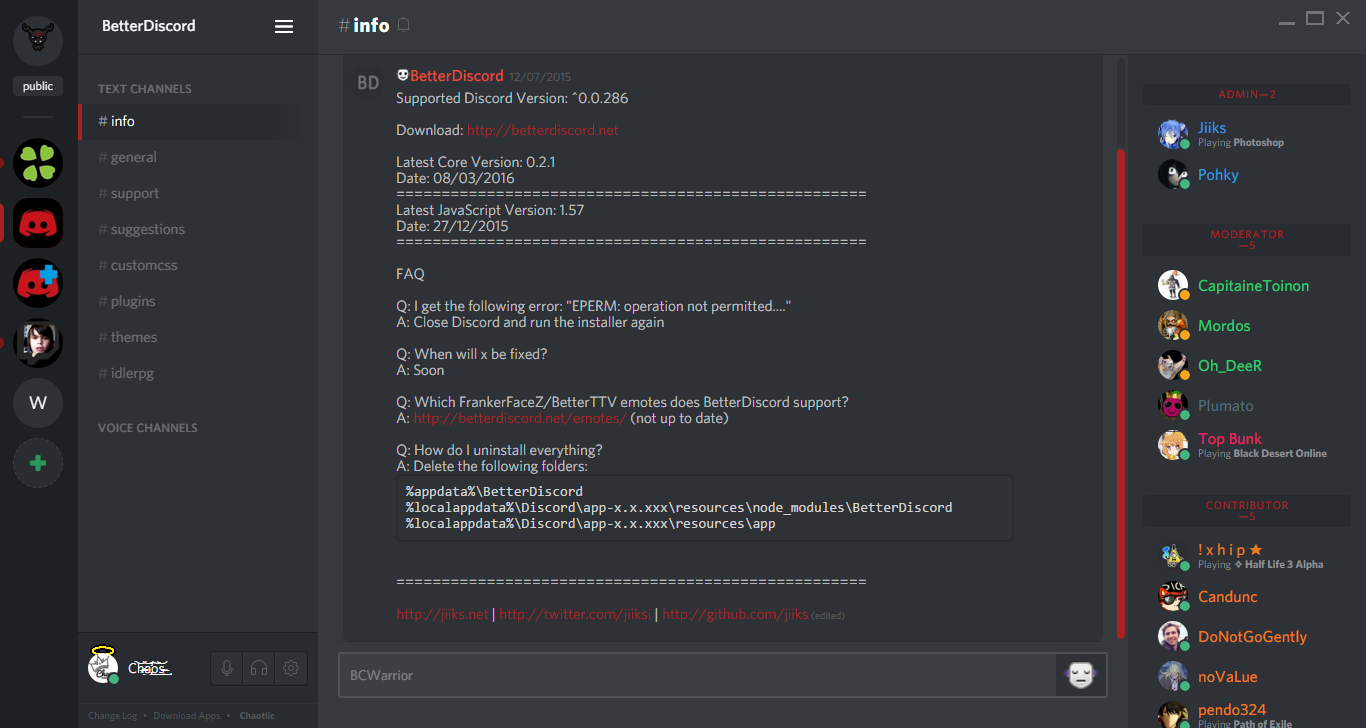 Discord Rebirth (Dark)