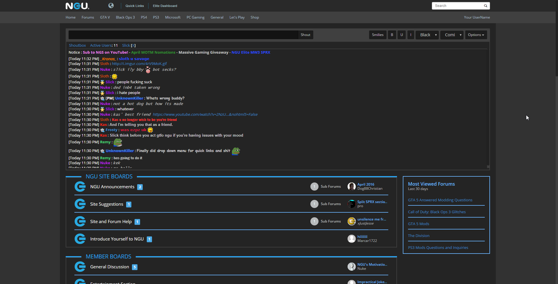 NGU Dark theme v1