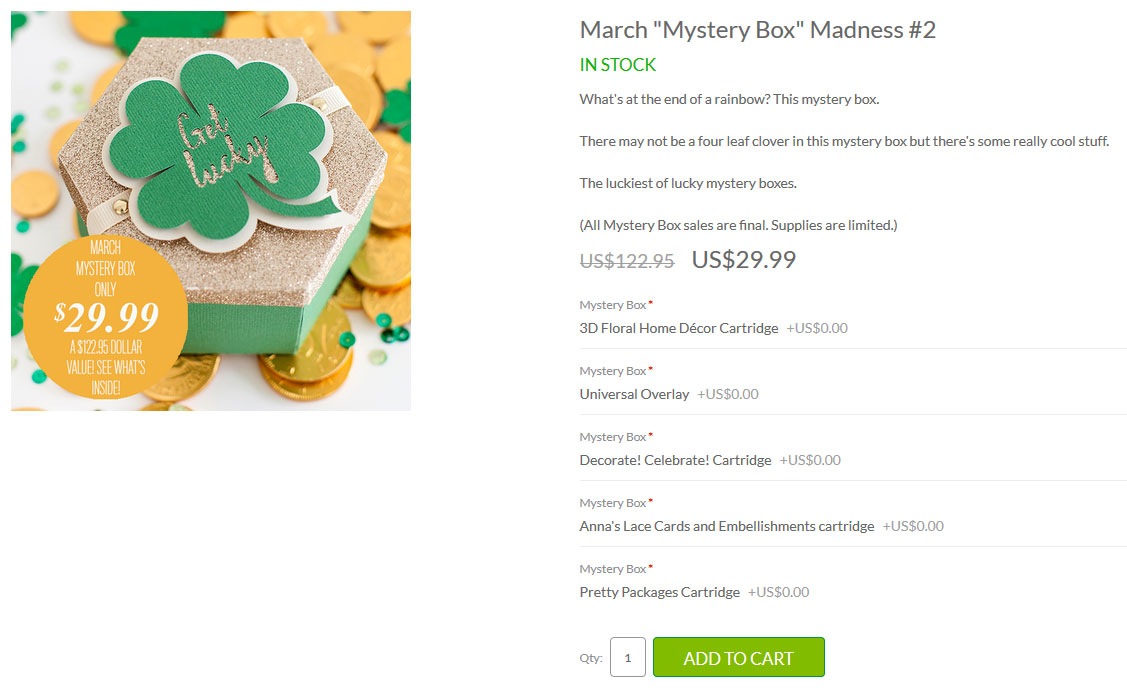 Cricut.com Mystery Box Hack