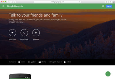 Google Hangouts: Hide user activity icons