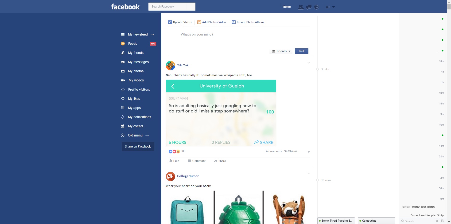 Facebook Flat Fixer