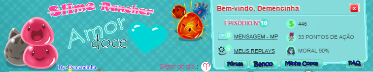 Amor Doce Tema - Slime Rancher (Azul)