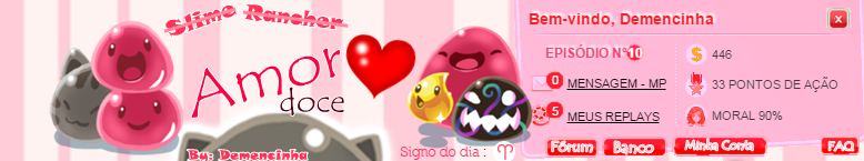 Amor Doce Tema - Slime Rancher (Rosa)