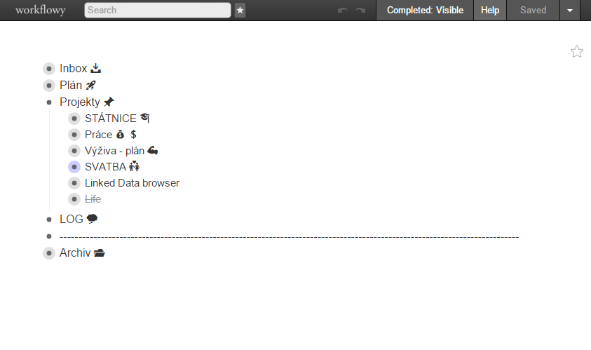 WorkFlowy [full width list]