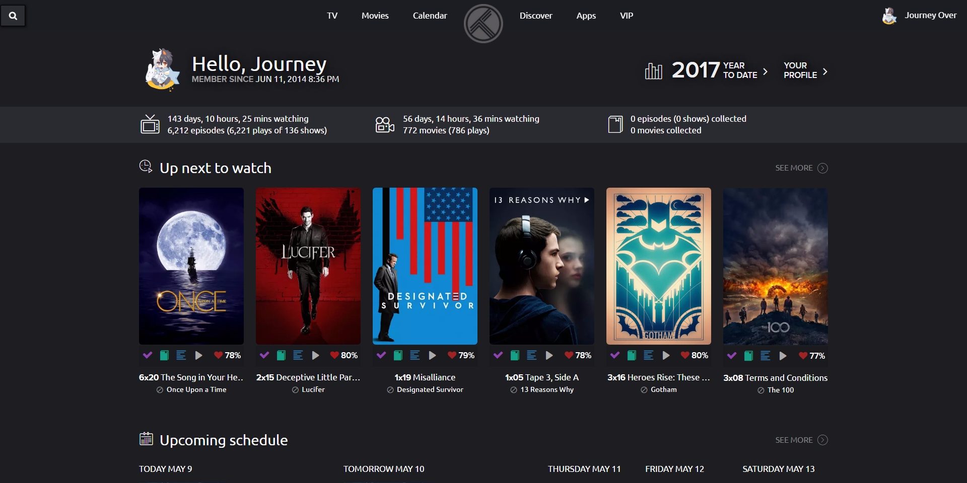 Dark Trakt.TV