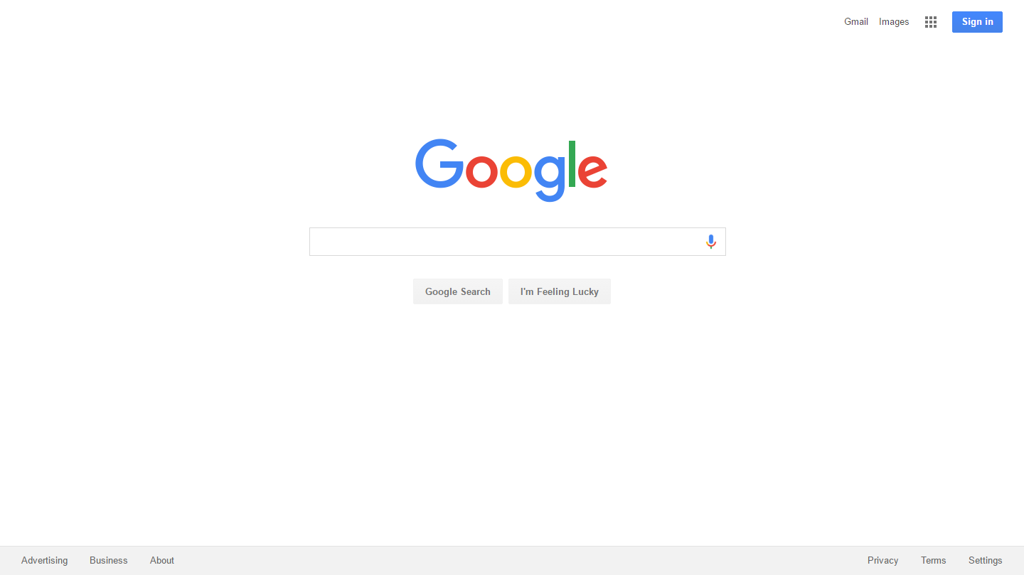 Google: Force Default Logo