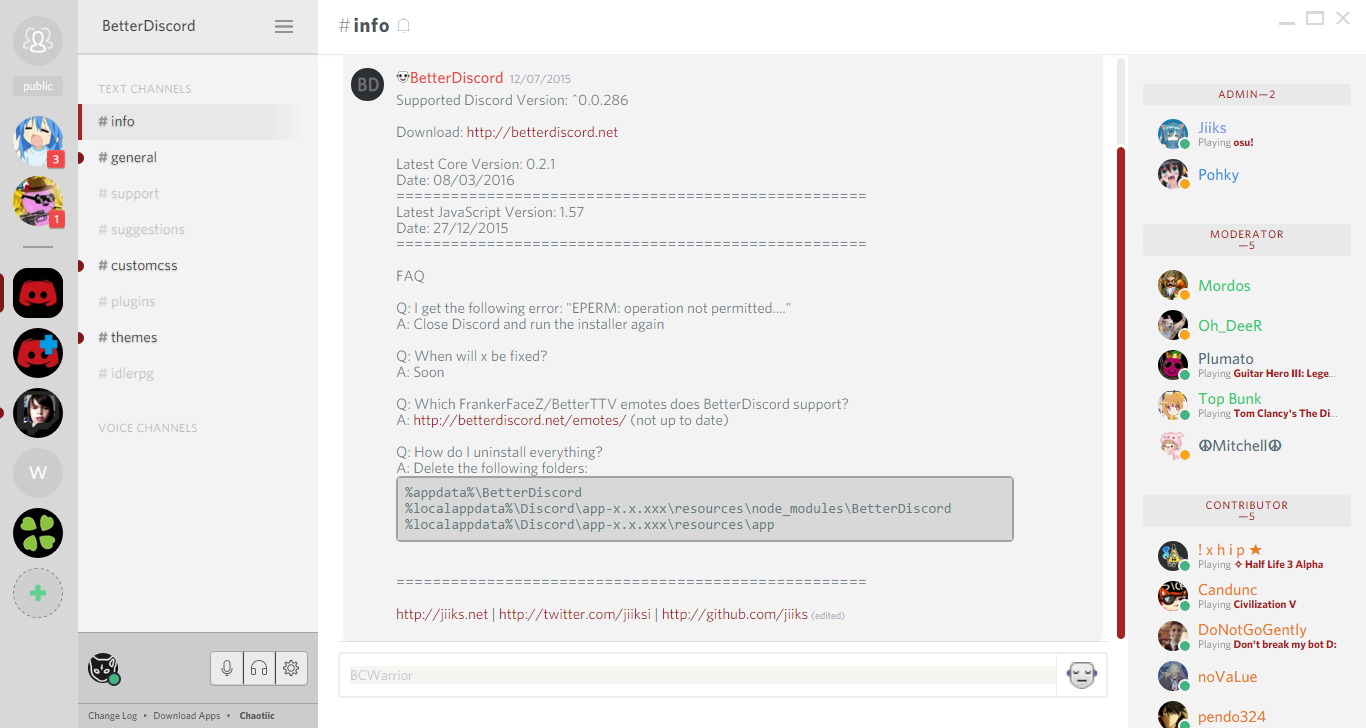 Discord Rebirth (Light)