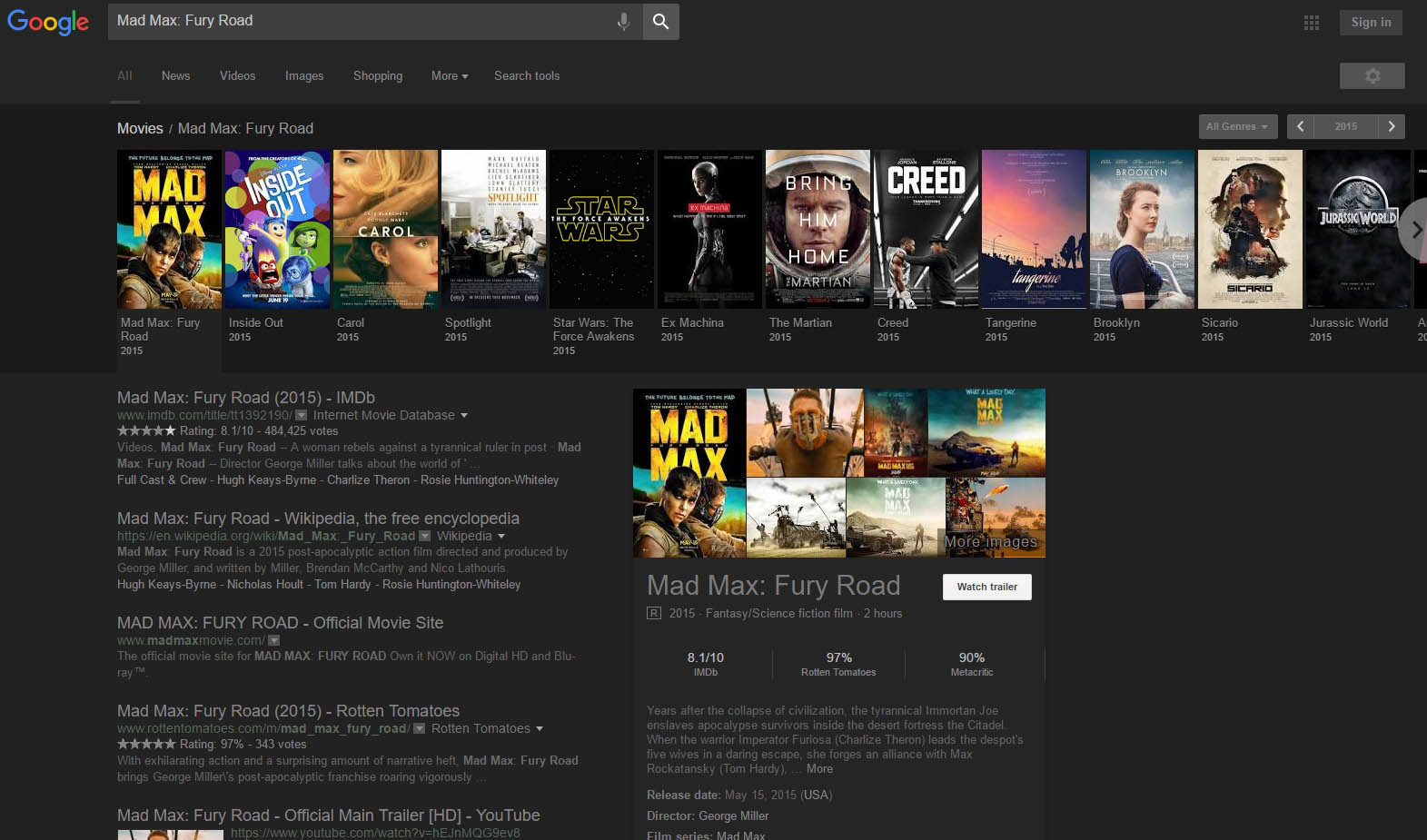 DarkSearch Material - Google