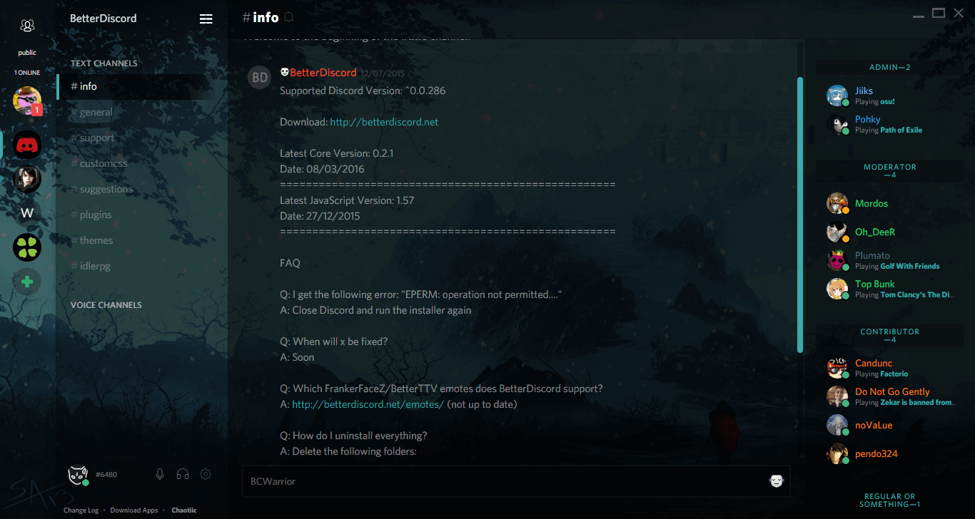 Discord Reborn
