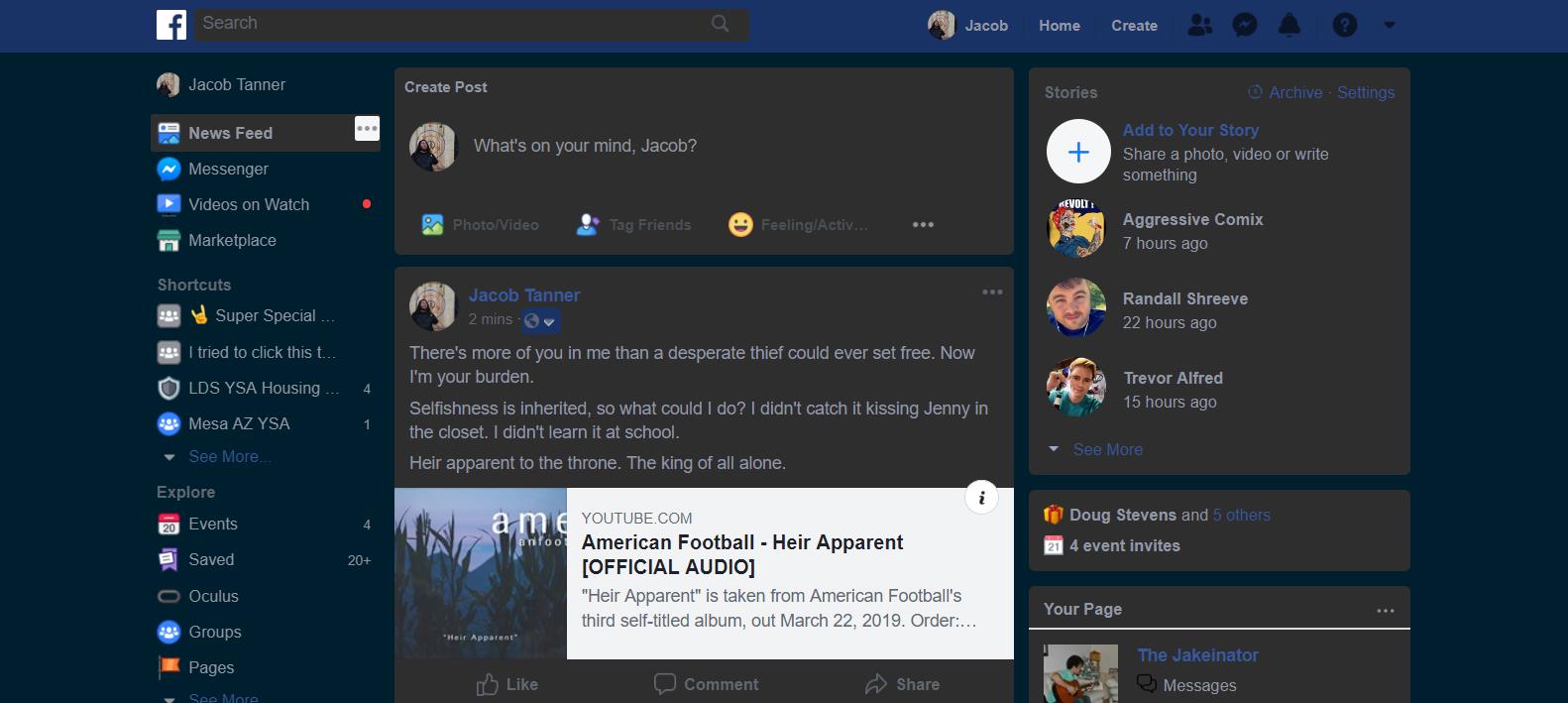 BlueBook (Facebook Blue / Grey Theme)
